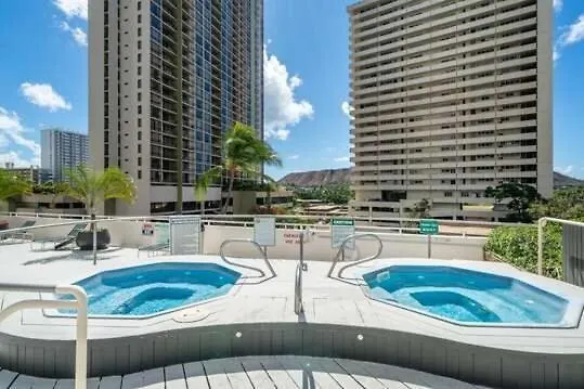아파트 Updated Waikiki Condo With Mountain Views - 22Nd Floor, Free Parking & Wifi Condo 호놀룰루